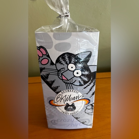 Kliban Cat Plush Baby Authentic Collectible Toy Christmas Ornament byCrazy Shirt - Picture 7 of 7